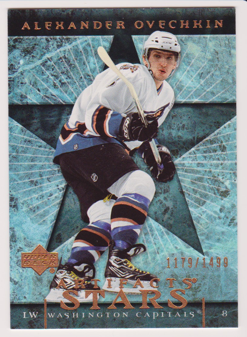2007-08 Artifacts #131 Alexander Ovechkin Stars /1499 (image for) 2007-08 Artifacts #131 Alexander Ovechkin Stars /1499